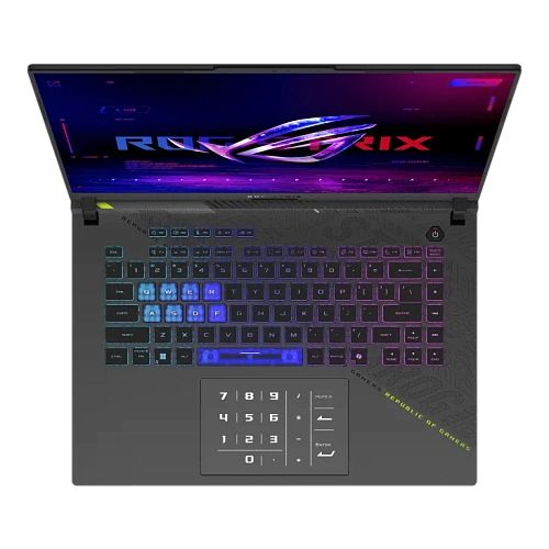 Ноутбук Asus/ROG Strix G16/G614FR-S5056/Ryzen 9/9955HX/2,5 GHz/16 Gb/M.2 PCIe SSD/1000 Gb/No ODD/GeForce/RTX 5070 Ti/12 Gb/16 ''/2560x1600/Без операци