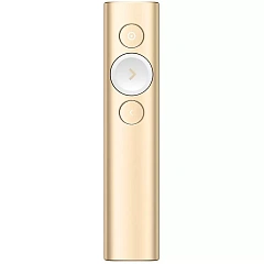 Презентер Logitech Spotlight Presentation Remote, Gold, 85 mAh, BT/2.4GHz, USB