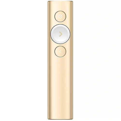 Презентер Logitech Spotlight Presentation Remote, Gold, 85 mAh, BT/2.4GHz, USB