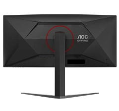 Монитор жидкокристаллический AOC CU34G4/01 LCD 34'' 21:9 3440x1440(UWQHD) VA, Curved, nonGLARE, 180 Hz, 300 cd/m2, H178°/V178°, 2500:1, 16.7M, 0,5-1ms, HDMI 2,02x2, DP1,4x1, HAS 130mm, PiP, BlackRed