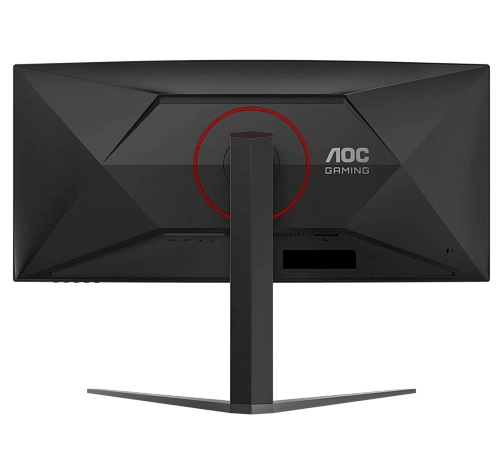 Монитор жидкокристаллический AOC CU34G4/01 LCD 34'' 21:9 3440x1440(UWQHD) VA, Curved, nonGLARE, 180 Hz, 300 cd/m2, H178°/V178°, 2500:1, 16.7M, 0,5-1ms, HDMI 2,02x2, DP1,4x1, HAS 130mm, PiP, BlackRed