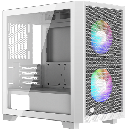 Корпус PCCooler C3D310 WH ARGB mATX/ITX 2x3.5", 2x2.5", USB3.0, 2xUSB2.0,  2xFAN ARGB included,  White