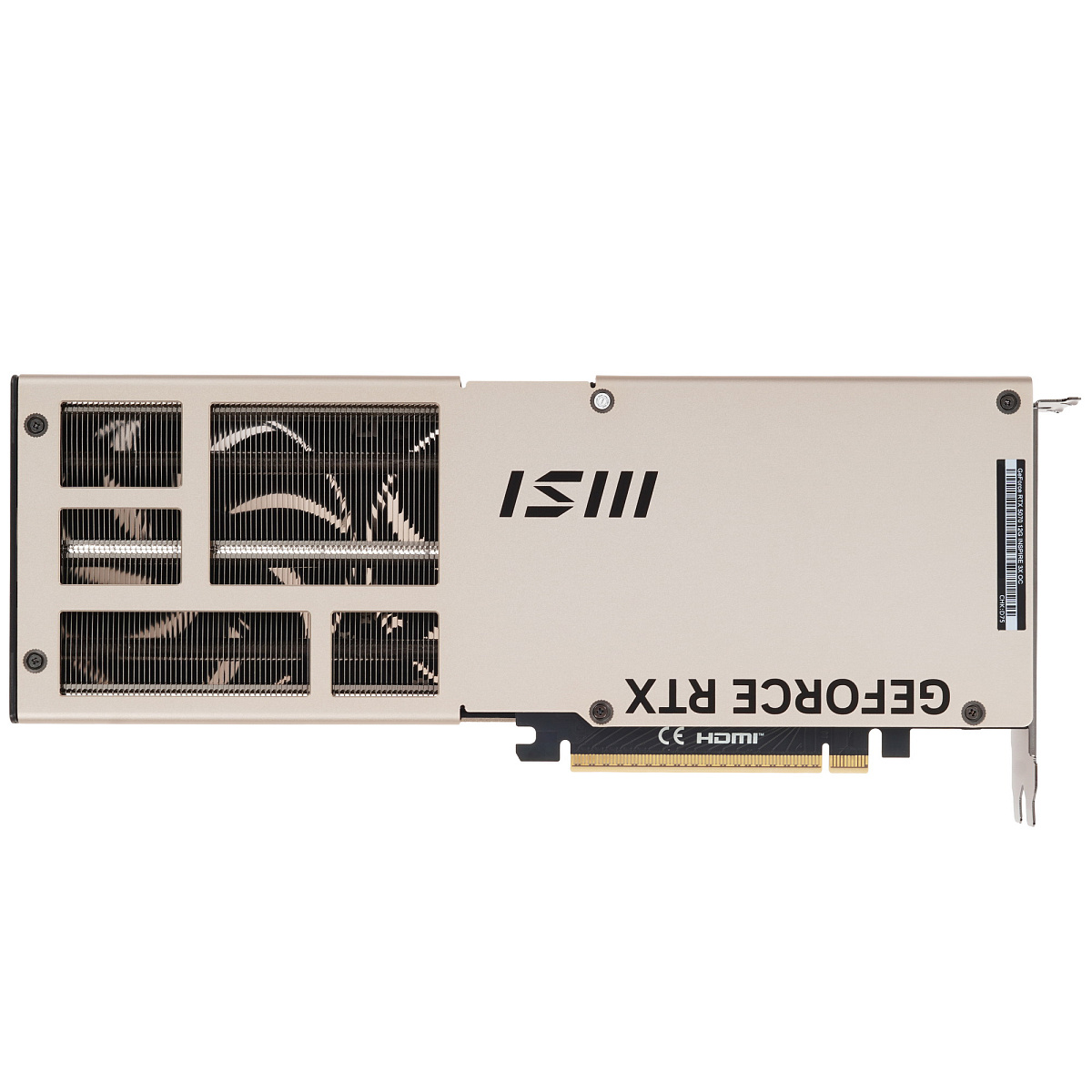 Видеокарта MSI GeForce RTX 5070 12G INSPIRE 3X OC, 12Gb GDDR7 192-bit 1xHDMI 3xDP G5070-12I3C