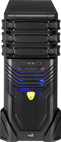 Корпус AeroCool Vs-3 Advance, Midi Tower, ATX, Black, 3x5.25"/6x3.5", 2хUSB3.0