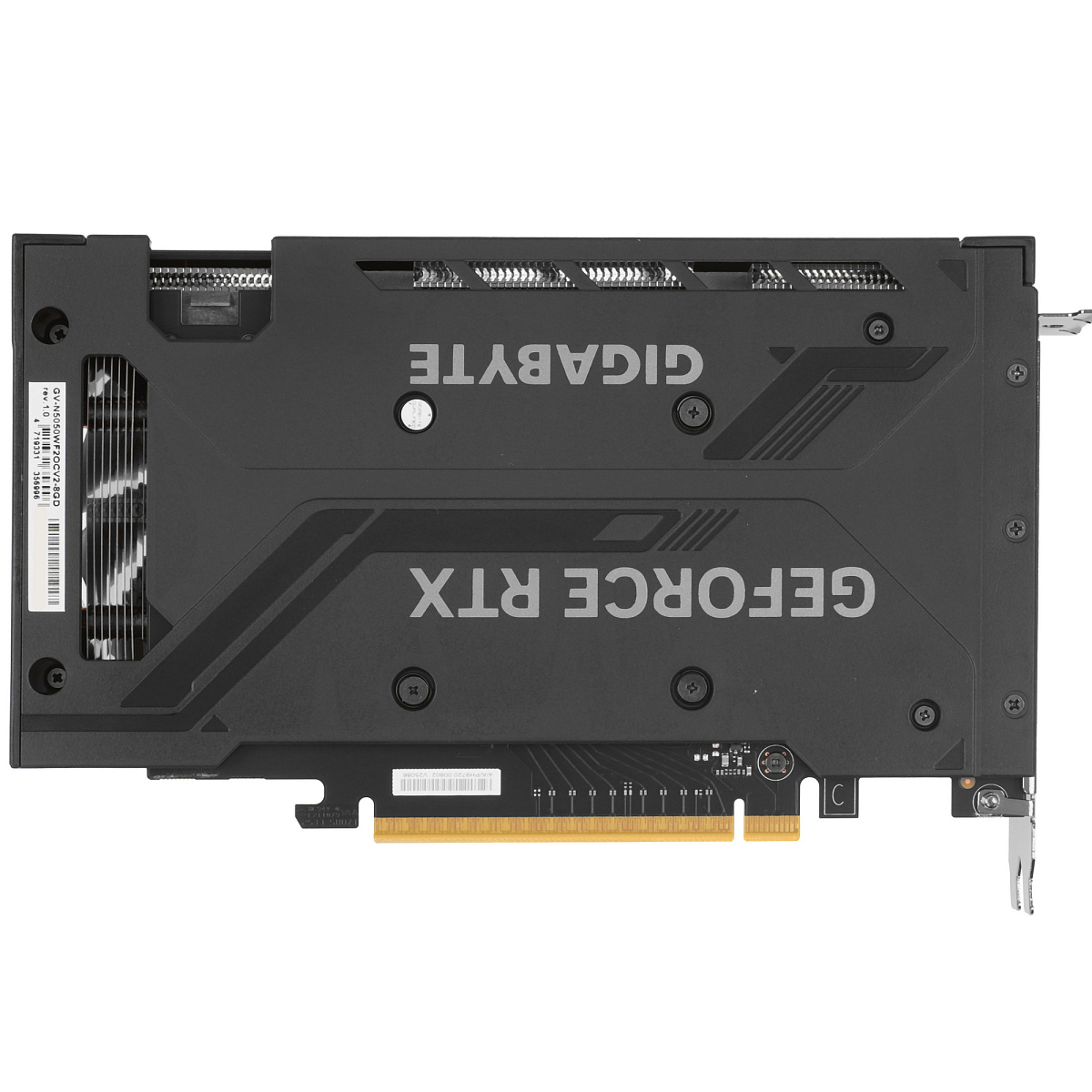 GF RTX5050, Gigabyte Windforce OC V2, 2587MHz/20000MHz, 128bit, 8GB GDDR6, 2xHDMI, 2xDP