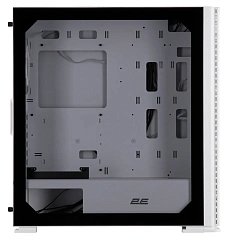 Корпус 2E Gaming Vertex GI01W, Midi Tower, E-ATX, White, 2x3.5"/2x2.5", 2xUSB3.0, USB-C, RGB
