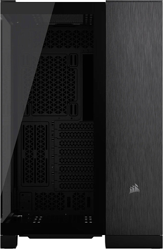 Корпус Corsair 6500X, Midi Tower, m-ATX,  Black - Obsidian Aluminum, 2x3.5"/2x2.5", 1xUSB3.2, USB-C