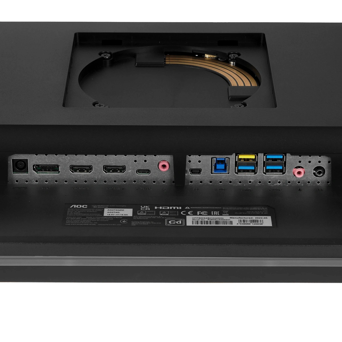 Монитор 27" AOC AGON PRO AG274QZM, Black-Red, 2560x1440@240Hz, 750кд/м2, 1000:1, 1ms, 2xHDMI, DP