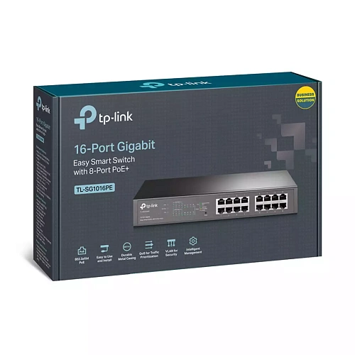 Коммутатор TP-Link TL-SG1016PE PoE+
