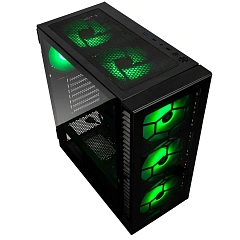 Корпус ПК без БП Kolink Observatory HF Glass ARGB Midi Tower Case - Black