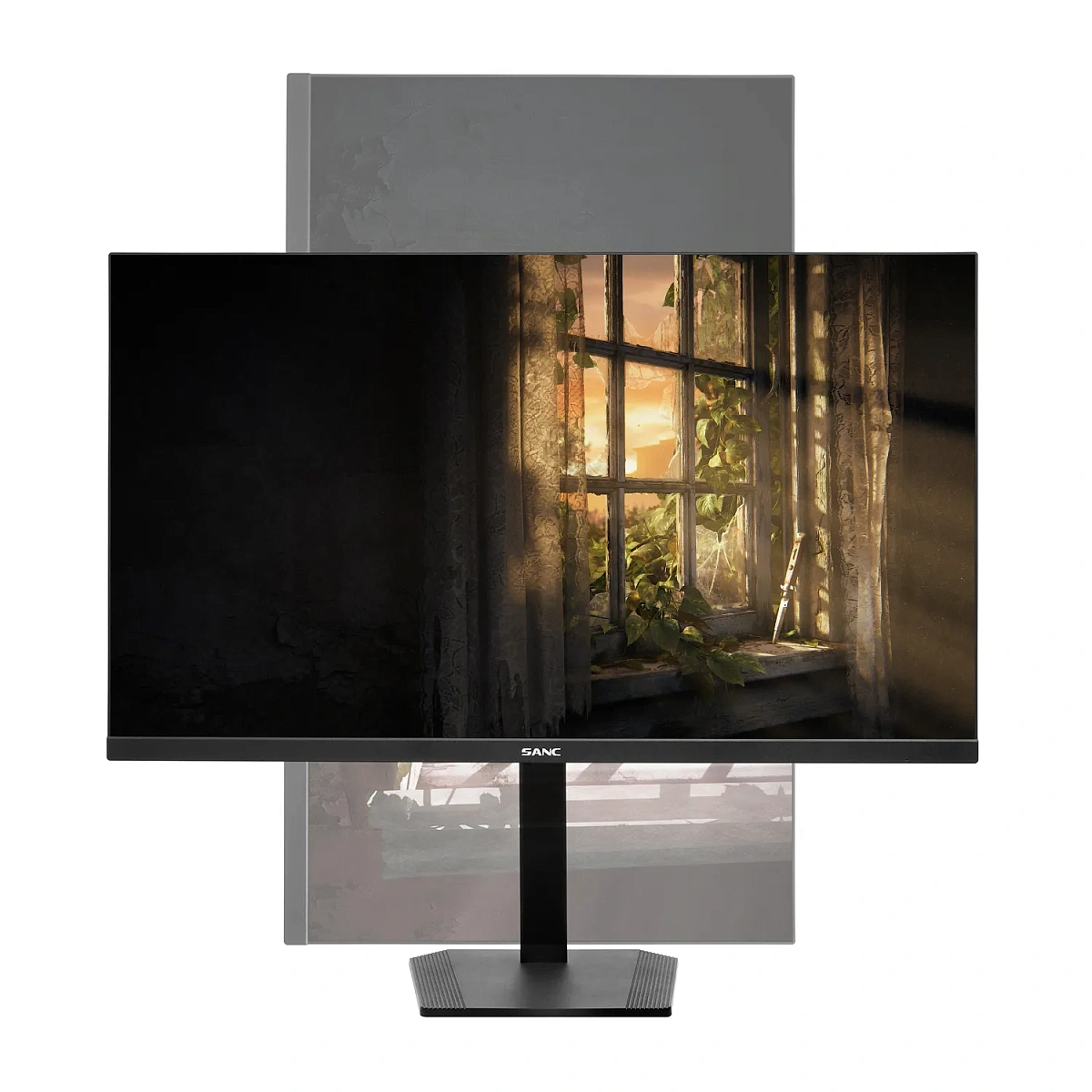 Монитор 27" Sanc M2763VTB, Black, VA, 1920x1080@280Hz, 300кд/м2, 1000:1, 1ms, 2xHDMI, 2xDP