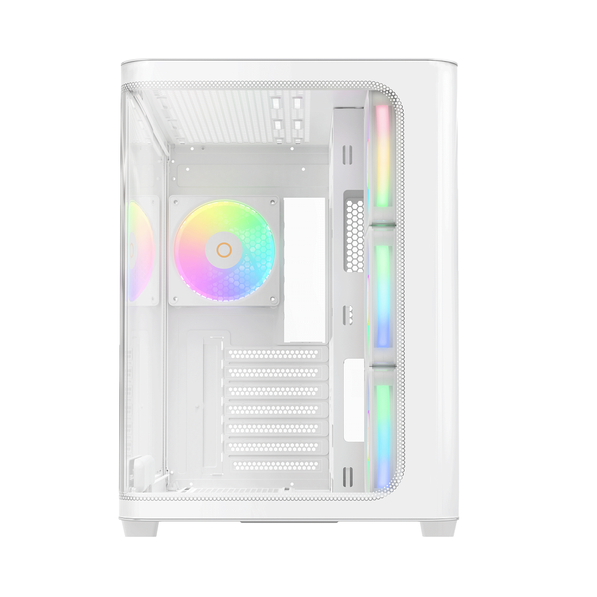 Корпус Ocypus Iota C70 WH Curve ARGB Digital ATX/mATX/mITX 2xUSB Type-C Белый Iota-C70-WHD400CD-GL