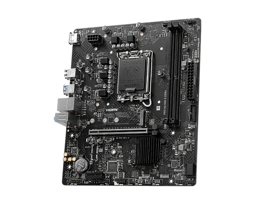 Материнская плата MSI PRO H610M-S DDR4 LGA1700 H610 2xDDR4 2xSATA 1xM.2 1xHDMI mATX