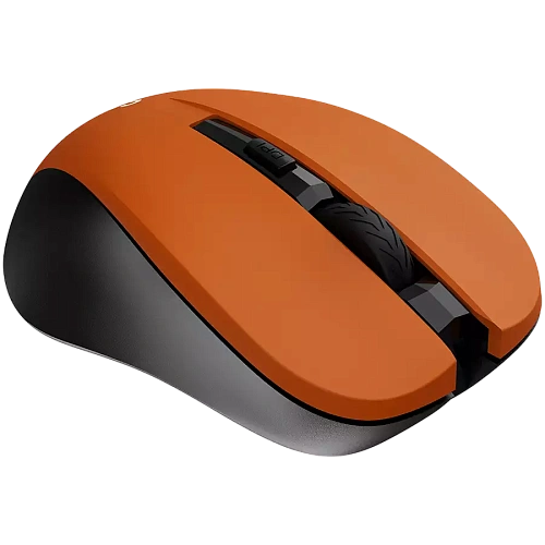 CNE-CMSW1O CANYON мышь, цвет - оранжевый, беспроводная 2.4 Гц, DPI 800/1000/1200 DPI, 3 кнопки и колесо прокрутки, прорезиненное покрытие