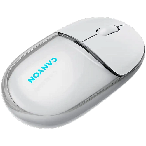 CANYON mouse OnClick 24 BT/ Wireless Transparent/White