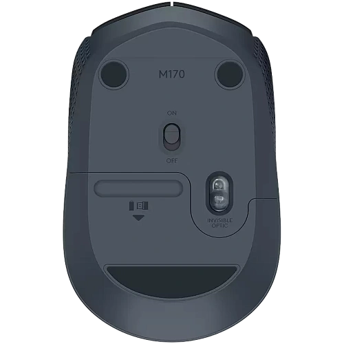 Мышь беспроводная Logitech M171 Black (черная, оптическая, 1000dpi, 2.4 GHz/USB-ресивер)(M/N: M-R0060 / C-U0010)