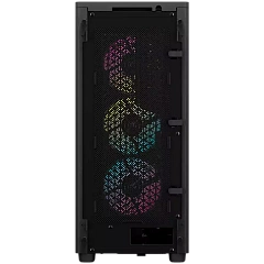 Корпус Corsair iCUE 2000D RGB Airflow, mini-ITX, Black, 3x2.5", 2xUSB3.0, USB-C