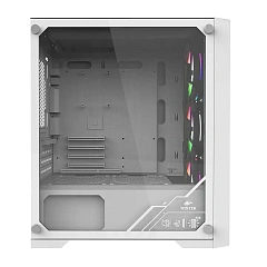 Корпус Wintek Andromeda D531-W TG, Midi Tower, m-ATX, White, 1x2.5"/2x3.5", 3xUSB, RGB