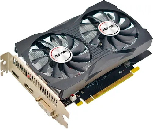 GF GTX1050Ti, Afox V8 Black, 1291MHz/7000MHz, 128bit, 4GB GDDR5, DVI-D, HDMI, DP