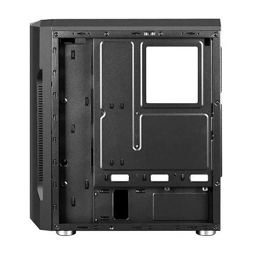 Корпус Wintek Flame D525-B TG, Midi Tower, ATX, Black, 2x3.5"/2x2.5", 2xUSB, RGB