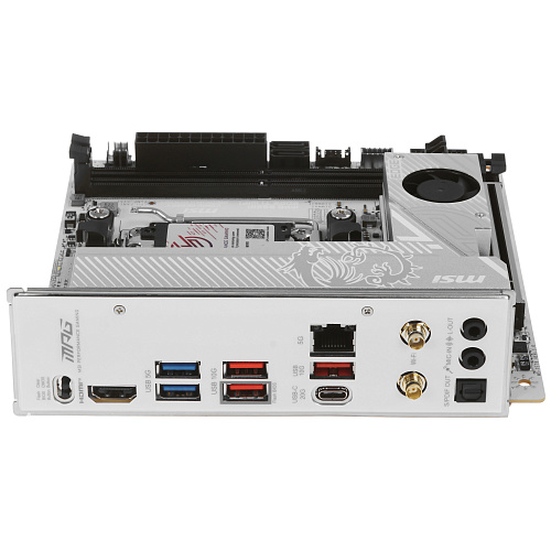 Материнская плата MSI MPG B850I EDGE TI WIFI AM5 B850 2xDDR5 2xSATA RAID 2xM.2 HDMI Type-C mTX