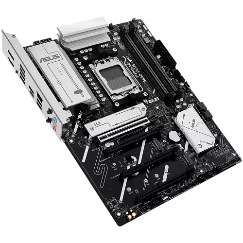 ASUS Main Board Desktop AMD Socket AM5 AMD B850 Chipset 4 x DIMM slots, max. 256GB 1 x DisplayPort 1 x HDMI port 1 x Wi-Fi module 3 x M.2 slots 4 x SATA ATX Form Factor