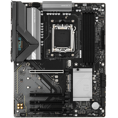Матплата Gigabyte B840 Eagle WiFi6E, AM5, ATX, 4DDR-5, 4xPCI-Ex16, 4SATA, 3xM.2, HDMI, DP, 11USB