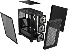 Corsair 3000D RGB Tempered Glass Mid-Tower, Black