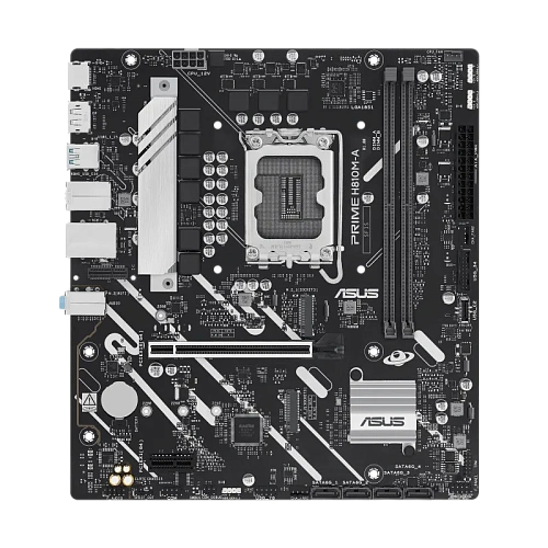 Материнская плата ASUS PRIME H810M-A-CSM, LGA1851 H810 2xDDR5 4xSATA 2xM.2 HDMI DP USB-C mATX