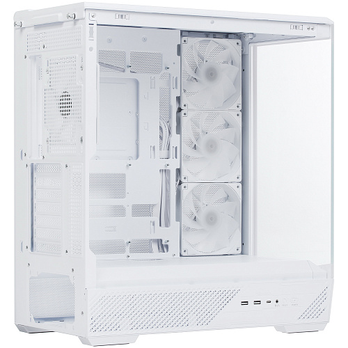 Корпус MSI MAG Pano 130R PZ, ATX backside, mATX, m-ITX, White, 2x3.5"/3x2.5", 2xUSB3.0, USB-C
