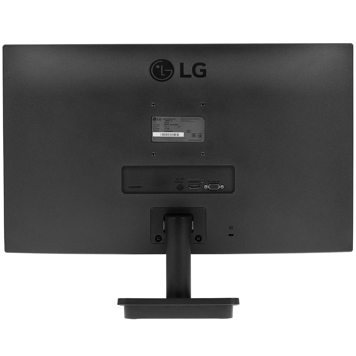 Монитор 23.8" LG 24MP400, Black, IPS, 1920x1080@75Hz, 250кд/м2, 1000:1, 5ms, VGA, HDMI