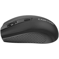 CANYON MW-7, 2.4Ghz wireless mouse, 6 buttons, DPI 800/1200/1600, with 1 AA battery ,size 110*60*37mm,58g,black