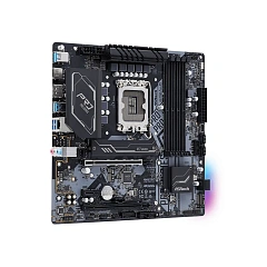 Матплата ASRock H670M Pro RS, iH670, S1700, mATX, 4DDR-4, 2xPCI-Ex16, 4SATA, 2xM.2, HDMI, DP, 15USB