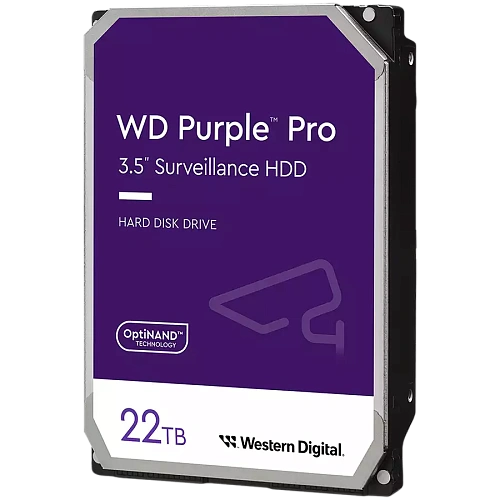 HDD 22TB WD Purple Pro, 3.5", 7200rpm, SATA III, 512MB