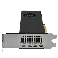 PNY NVIDIA 2000 Ada 16GB LowProfile PCI-Express x16 Gen 4.0, Dual Slot, 16 GB GDDR6 ECC 128-bit, HDCP 2.2 and HDMI 2.0 support with opt. Adapter 4x Mini DP 1.4a Installguide, Supportguide 1x mDP to DP adapter, 1x ATX bracket"