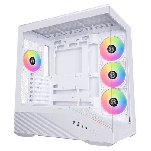 Корпус Lian Li Vector V100RW E-ATX/ATX/mATX/ITX G99.V100RW.01 2xUSB3.0, USB3.1, Type-C White, Предустановленно 4xFans