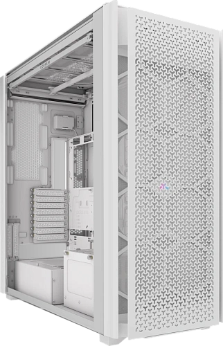 Корпус Corsair 9000D RGB Airflow, Full Tower, m-ATX, White, 5x3.5"/6x2.5", 4xUSB3.2, 2хUSB-C