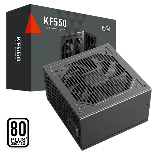 БП ATX 550W PCCooler KF550, 80 PLUS, 20+4/20+4+8/24+4/24+8+8, 14сm, 2x6+2p PCI-E