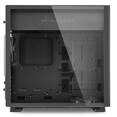 Корпус Sharkoon Pure Steel, Midi Tower, E-ATX, ATX, m-ATX, Black, 3x3.5"/5x2.5", 2xUSB3.0
