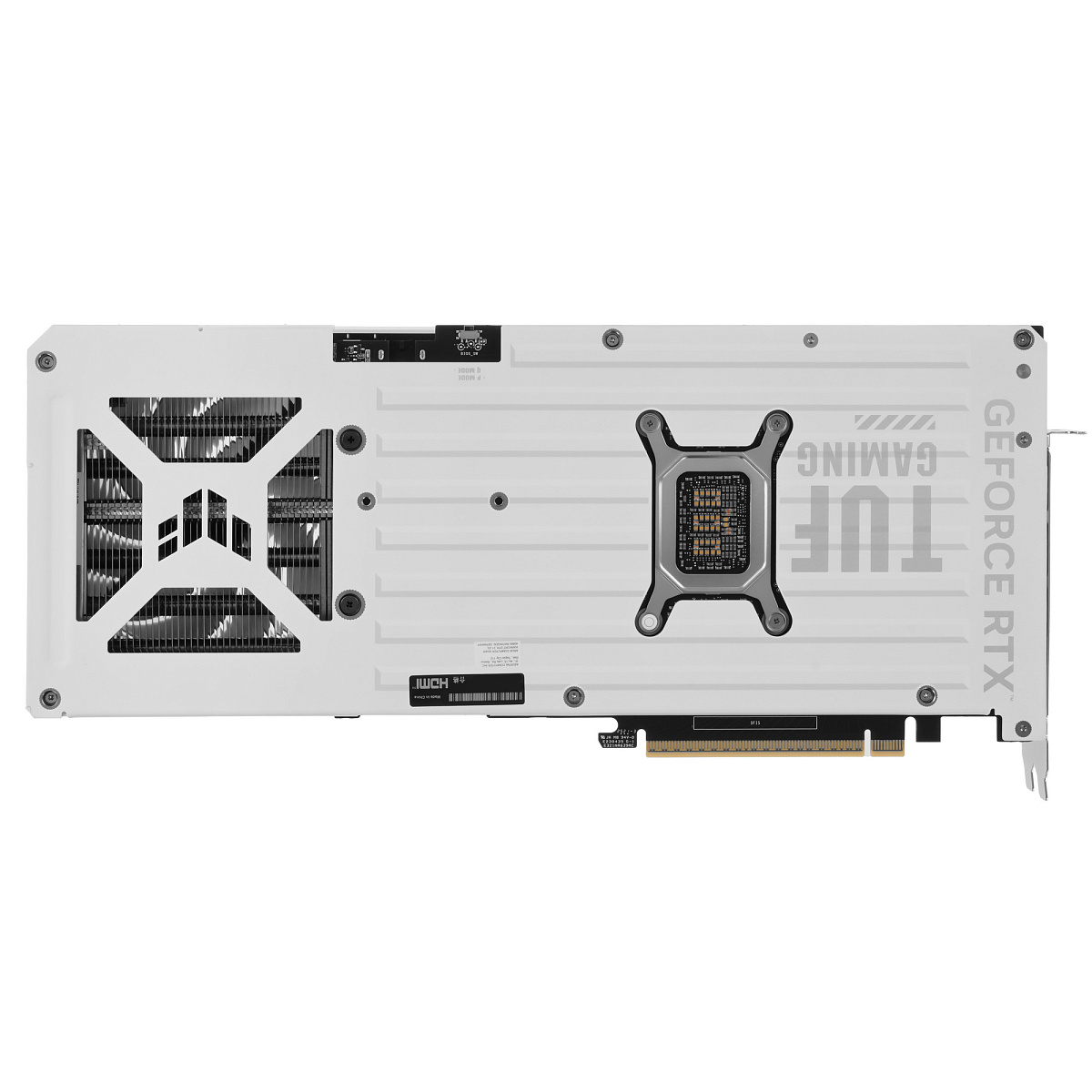 Видеокарта ASUS GeForce RTX5070Ti TUF GAMING BTF WHITE OC 16GB GDDR7 TUF-RTX5070TI-O16G-BTF-WHITE