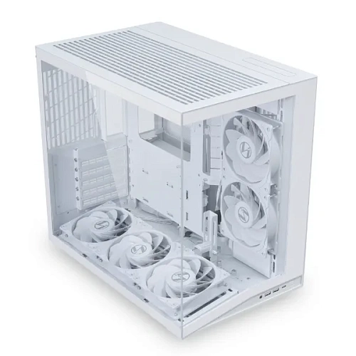 Корпус Lian Li O11 Dynamic Mini V2 Flow, Mini Tower, ATX, White, 2x2.5"/2x3.5", 2xUSB3.0, USB-C