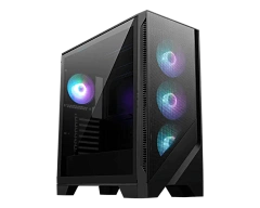 Корпус MSI MAG Forge 321R Airflow, Midi Tower, ATX, Black, 2x3.5"/3x2.5", 2xUSB3.2, USB-C