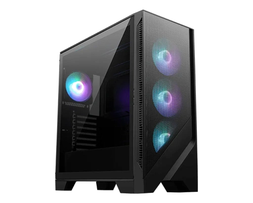 Корпус MSI MAG Forge 321R Airflow,  Midi Tower, ATX, Black, 2x3.5"/3x2.5", 2xUSB3.2, USB-C
