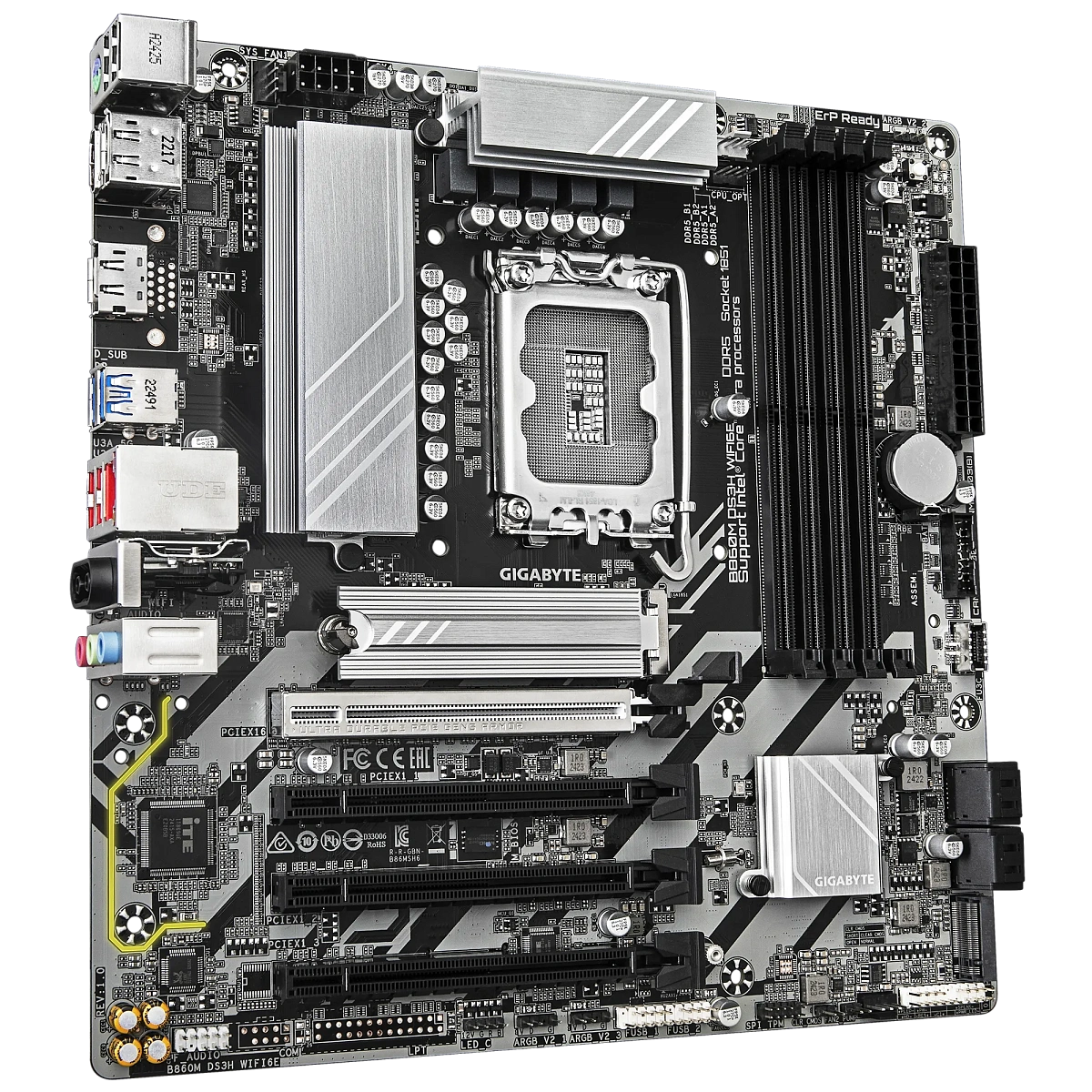 Материнская плата Gigabyte B860M DS3H WIFI6E