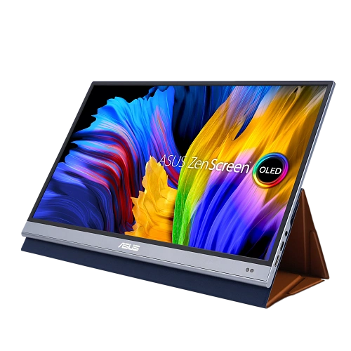 Монитор 15.6" Asus ZenScreen MQ16AH, Black-Silver, OLED, 1920x1080@60Hz, 360кд/м2, 100000:1,miniHDMI