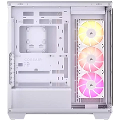 CORSAIR 3500X ARGB Mid-Tower PC Case - White