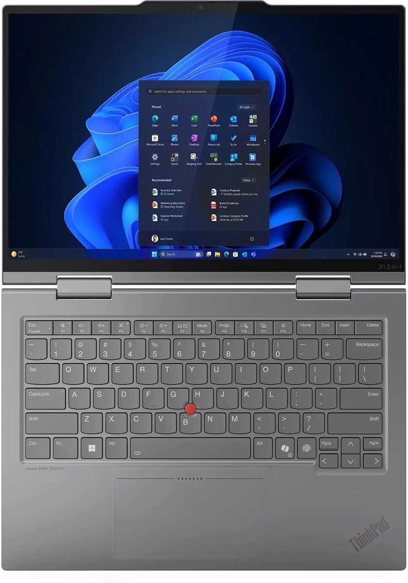 Ноутбук Lenovo Thinkpad X1 Yoga 2-in-1 14'wuxga/Core ultra 7-258v/32Gb/512Gb/Win 11pro (21NU0027FW)
