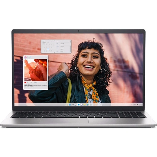 Ноутбук Dell/Inspiron 3530/1г/Core i7/1355U/1,7 GHz/16 Gb/M.2 PCIe SSD/512 Gb/No ODD/Graphics/Iris Xe/256 Mb/15,6 ''/1920x1080/Ubuntu/22.04/120Hz/Сере