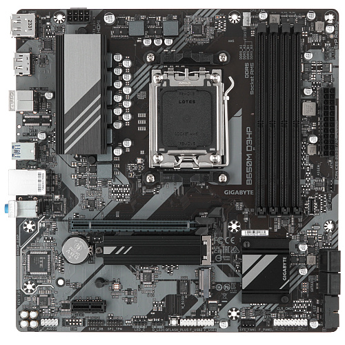 Матплата Gigabyte B650M D3HP, AM5, mATX, 4DDR-5, 1xPCI-Ex16, 4SATA, 2xM.2, HDMI, 2xDP, 13USB
