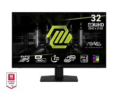 Монитор 32" MSI MAG 322UPF,Black,Rapid IPS,3840x2160@160Hz,400кд/м2,1000:1,1ms,3xUSB,USB-C,2xHDMI,DP